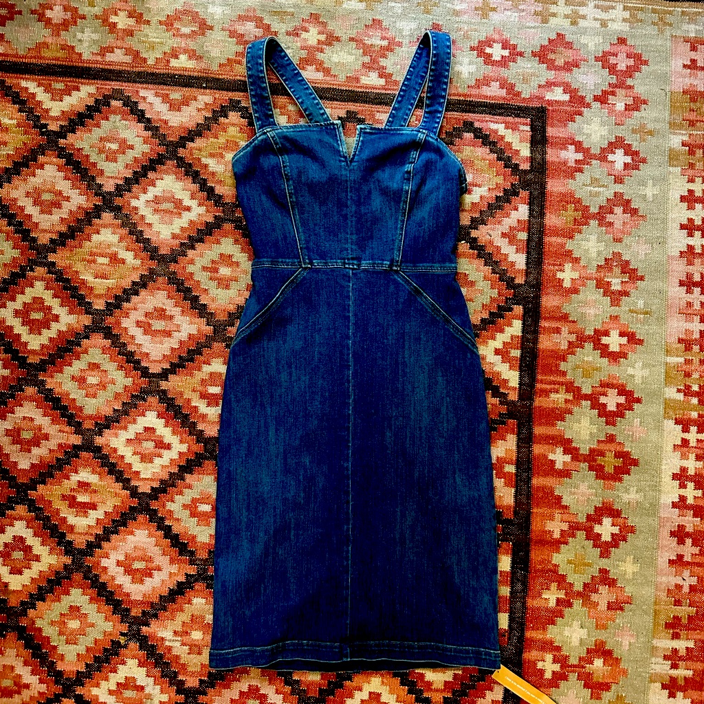 Reformation Nwt Denim Midi Dress! Brand New Unworn Size 4